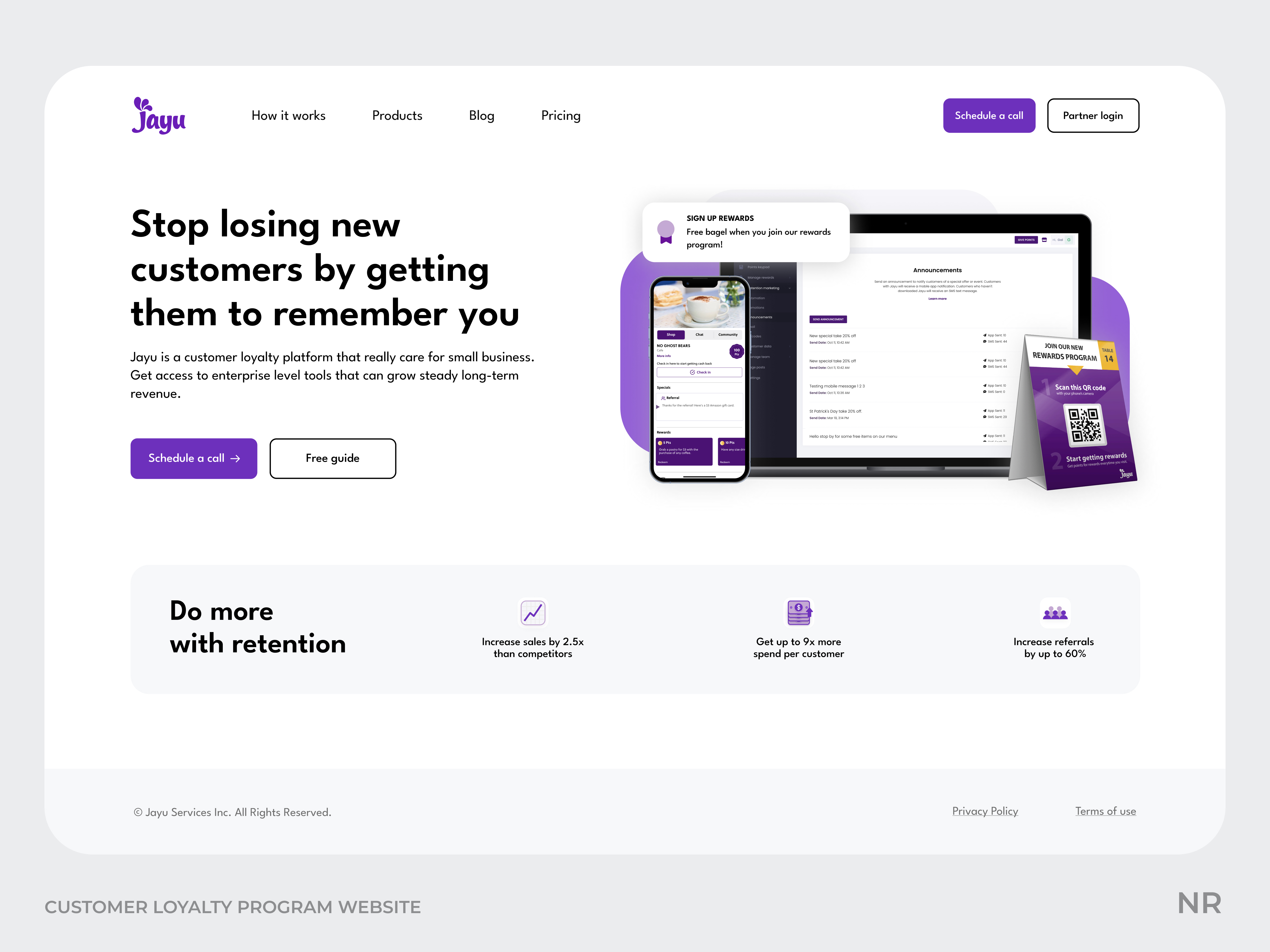 Jayu Landing Page