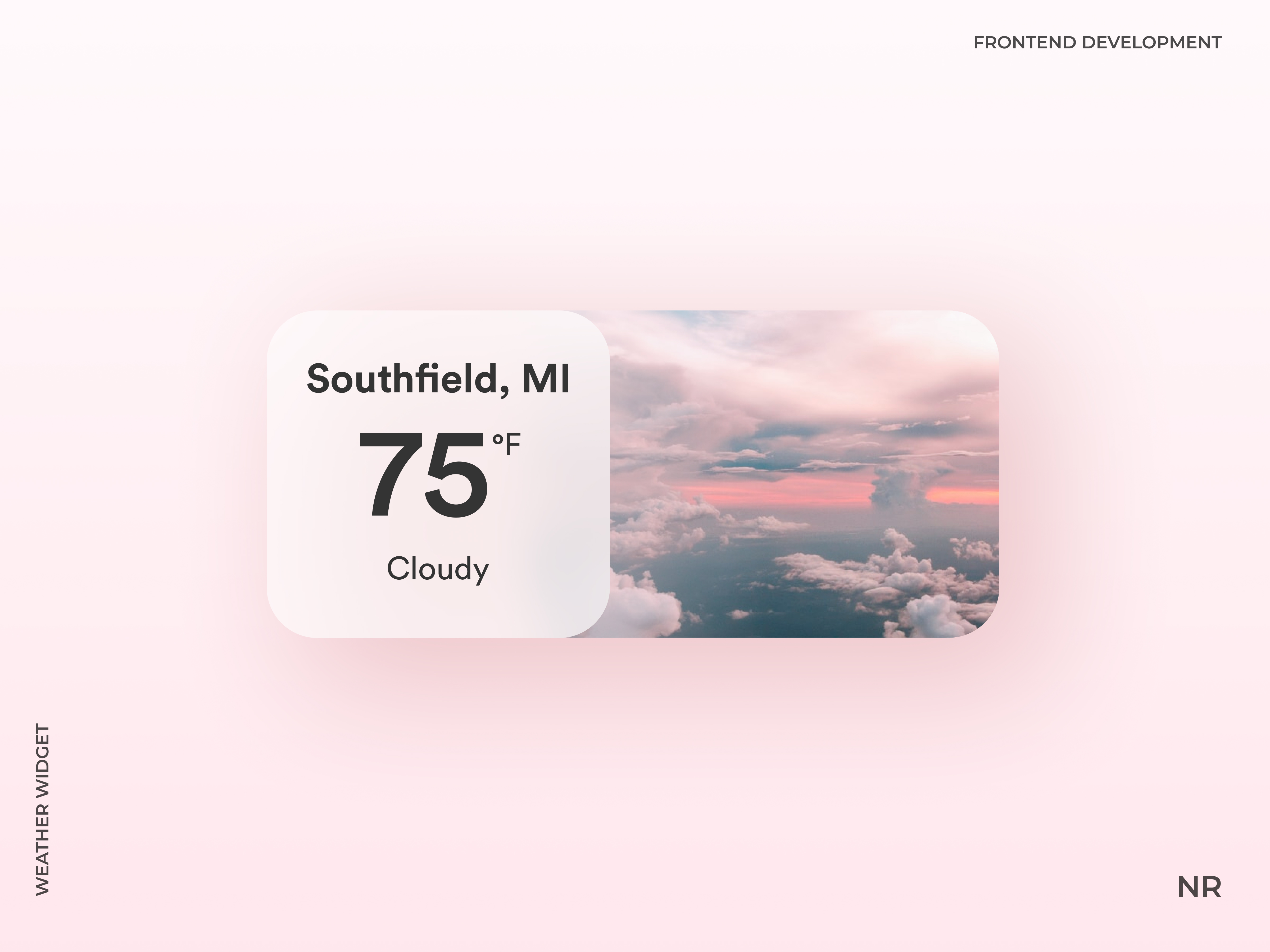 Weather widget